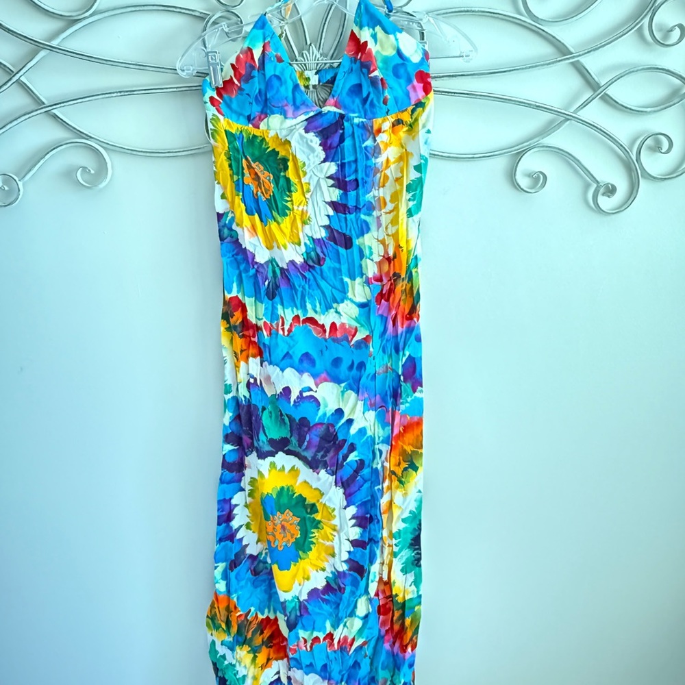 Forever 21 Multicolor Tie-Dye Dress